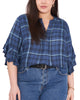 Chloe Plaid Blouse - thumbnail