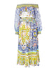 Ayah Off Shoulder Shirred Dress - thumbnail