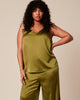 Gia V-Neck Silk Shell - thumbnail