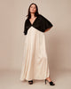 Seta Gown in Black & Ivory - thumbnail