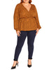 Dotty Wrap Top - thumbnail