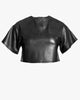 BECK UPCYCLED LEATHER TEE - thumbnail