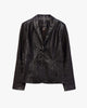 DENISE RECYCLED LEATHER BLAZER - thumbnail