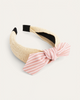 Emily Raffia Bow Headband - thumbnail