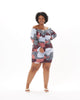 Ana Ruche Dress in Multi Animal - thumbnail