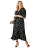 Aubrey Kimono Wrap Maxi Dress - thumbnail
