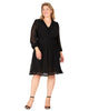Women's Puff Flowy Sleeves Dreamy Dress - thumbnail