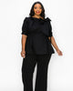 Poplin Ribbon Blouse - thumbnail