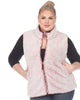 Zip up sherpa vest - thumbnail