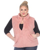 Zip up sherpa vest - thumbnail