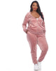 2 Piece Velour Track Suit - thumbnail