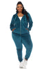 2 Piece Velour Track Suit - thumbnail