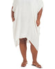 Asher Slub Gauze Tunic White - thumbnail