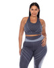 Cut Out Back Mesh Sports Bra - thumbnail