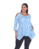 Leopard Cold Shoulder Tunic Top - thumbnail