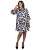 Swiss Dot Ruffle Sleeve Dress - thumbnail