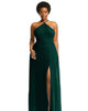 Diamond Halter Maxi Dress with Adjustable Straps - thumbnail