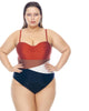Coloured Swimsuit With New Padded Cups - thumbnail
