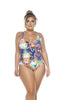 Swimsuit With A Knot Tie In The Neckline - thumbnail