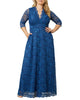 Maria Lace Evening Gown - thumbnail