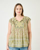 Nancy Embroidered Floral Top - thumbnail