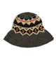 Fair Isle Sweater Knit Bucket Hat - thumbnail