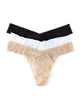 3PACK SIGNATURE LACE PLUS THONG - thumbnail