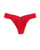 SIGNATURE LACE PLUS THONG - thumbnail