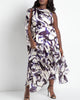 Cape Sleeve Printed Dress - thumbnail