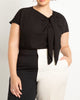 Draped Tie Detail Top - thumbnail