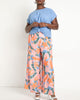 Printed Wide Leg Pant - thumbnail
