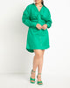 Rounded Sleeve Button Front Dress - thumbnail