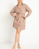 Twist Detail Mini Shirtdress - thumbnail