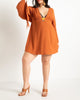 Dramatic Sleeve Micro Dress Coverup - thumbnail