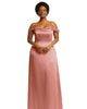 Draped Pleat Off-the-Shoulder Maxi Dress - thumbnail