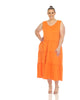 Scoop Neck Tiered Maxi Dress - thumbnail