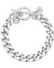 Tara Toggle Bracelet 8" Silver - thumbnail