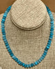 Blue Jade Single Strand Necklace - thumbnail