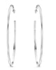 Hannah Hoops Silver - thumbnail
