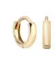 14K Gold Micro Huggies Gold - thumbnail