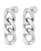 Taraji 3 Link Drop Earrings Silver - thumbnail