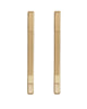 Large Stick Earrings Gold - thumbnail