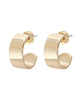 Mini .5" Skylar Hoops Gold - thumbnail