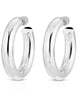 Zolen Hoops Silver - thumbnail