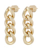 Valentina 4 Link Drop Earrings Gold - thumbnail