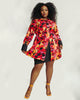 Oversized Floral Blouse Dress - thumbnail