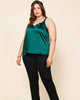 Joy Satin Scalloped Cami - thumbnail