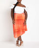 Ombre Pleated Midi Skirt - thumbnail
