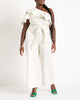 Ruffle One Shoulder Jumpsuit - thumbnail