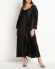 Pleated Satin Maxi Dress - thumbnail